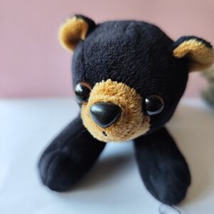 4/$20💥Plumpee Plush Black Bear Cub 7" Unipak Soft Cute Stuffed Animal